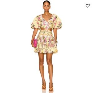 NWT HEMANT AND NANDITA Pria Cut Out Mini Dress